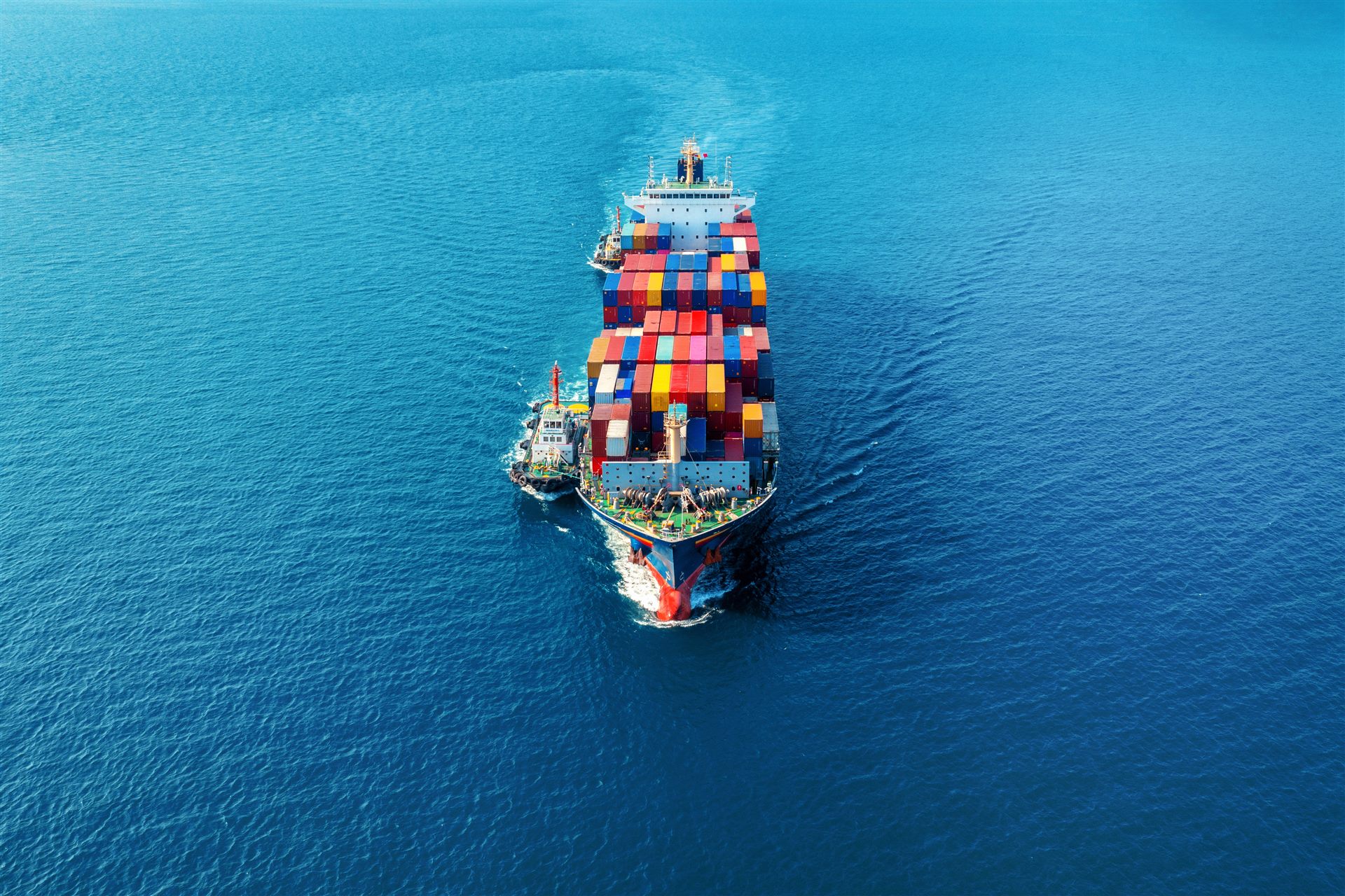 Containerschiffe – Seefracht Banner